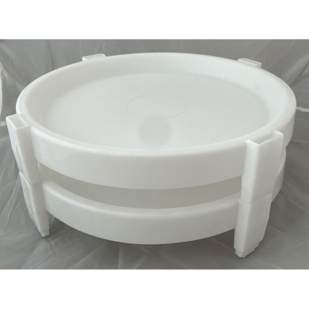 Tupperware Pie Saver #511 Divide-A-Rack Pie Stackers Set of 2